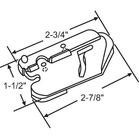 Strybuc Vent Lock Pair 33-142
